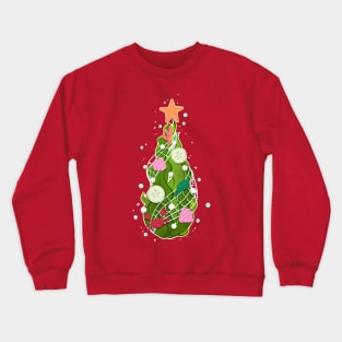 Beachy Christmas tree Crewneck Sweatshirt